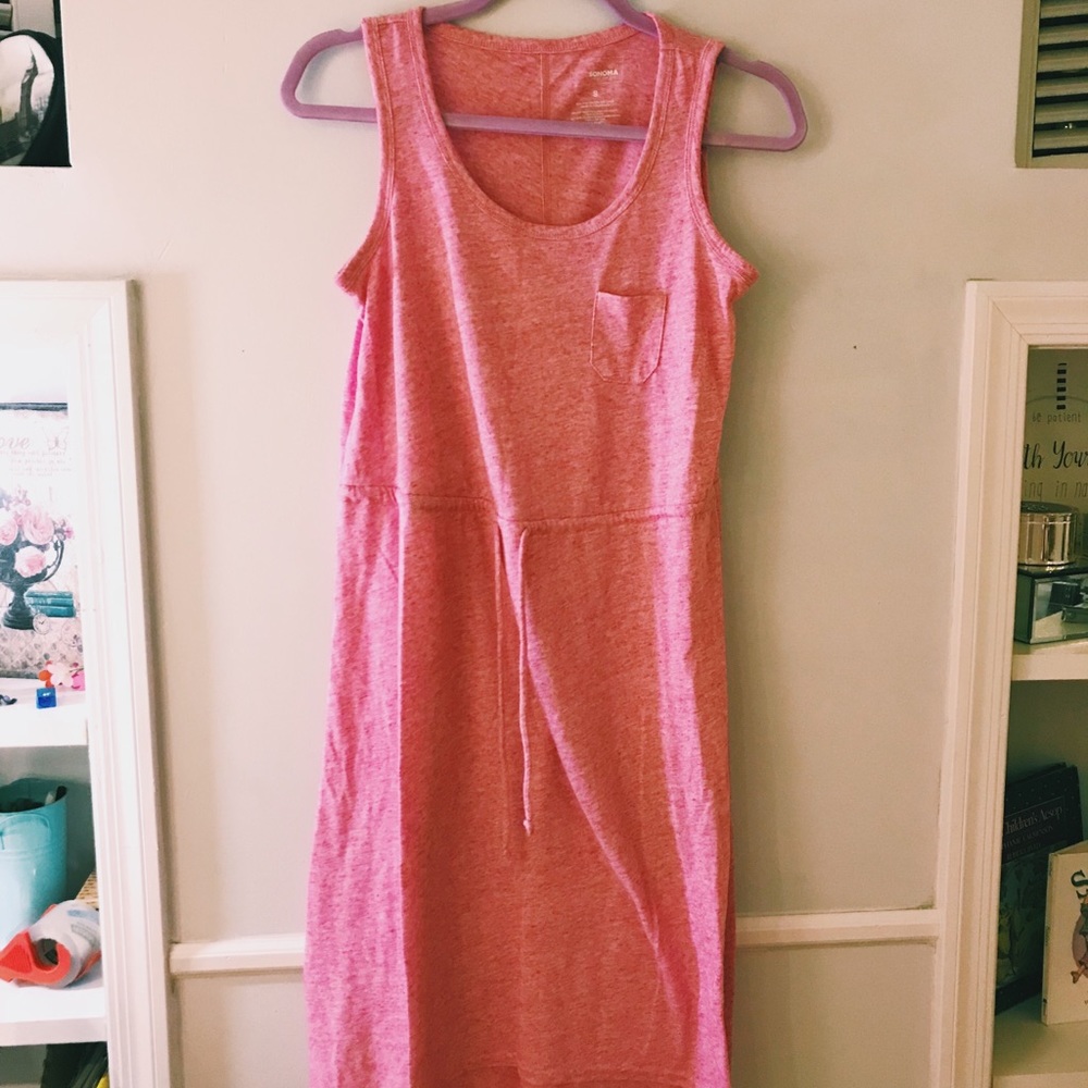 Pink Simple Dress